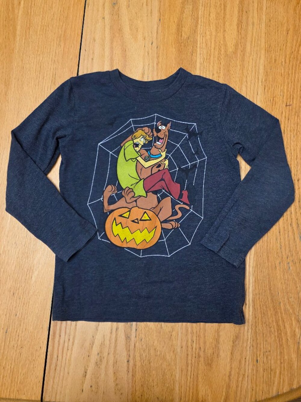 Jumping Beans Scooby Doo Halloween Scene Kids Long Sleeve Jersey Size 6